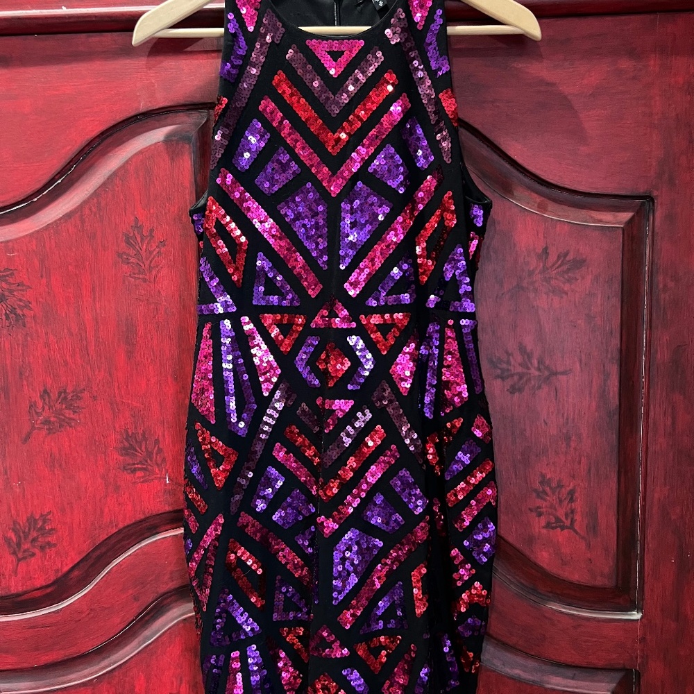 Express sequin dress